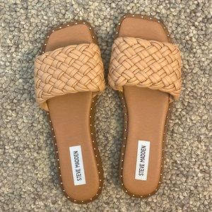 Steve Madden Santina Sandals - Natural - Size 7.5